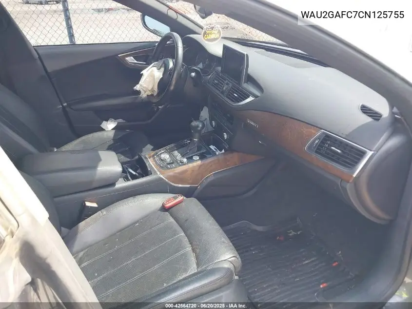 2012 Audi A7 Premium VIN: WAU2GAFC7CN125755 Lot: 42564720
