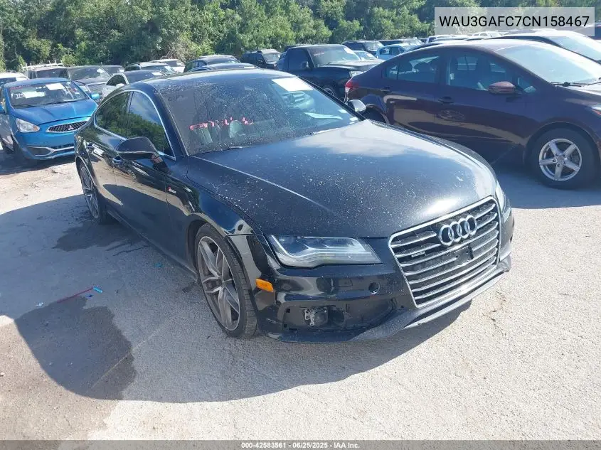 2012 Audi A7 Premium VIN: WAU3GAFC7CN158467 Lot: 42583561