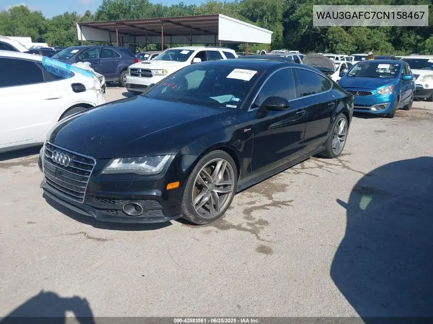 2012 Audi A7 Premium VIN: WAU3GAFC7CN158467 Lot: 42583561