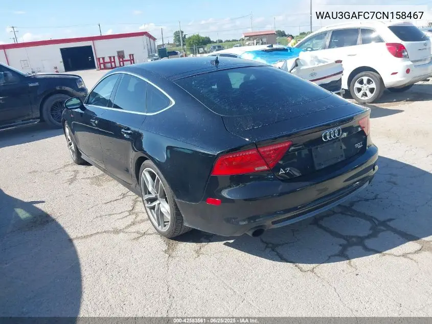 2012 Audi A7 Premium VIN: WAU3GAFC7CN158467 Lot: 42583561