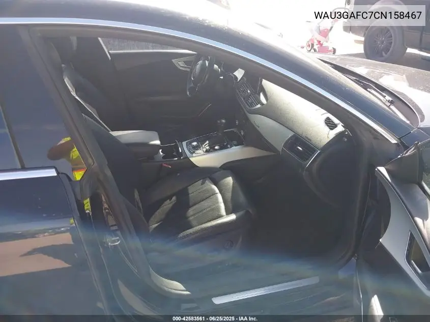 2012 Audi A7 Premium VIN: WAU3GAFC7CN158467 Lot: 42583561