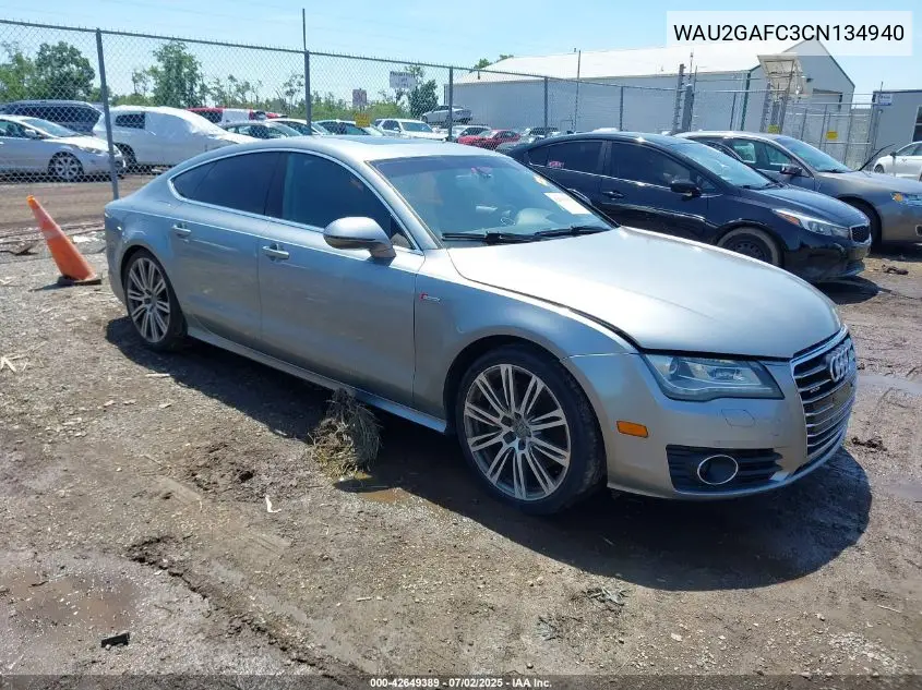 2012 Audi A7 Premium VIN: WAU2GAFC3CN134940 Lot: 42649389