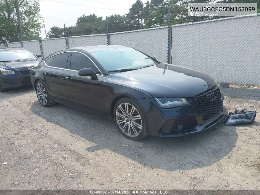 2013 Audi A7 3.0T Premium VIN: WAU3GCFC5DN153099 Lot: 12349897