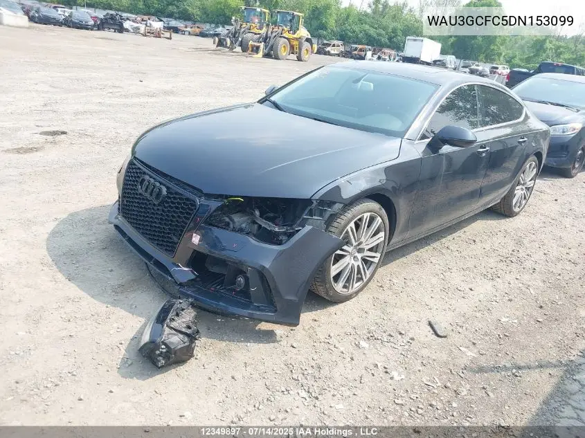 2013 Audi A7 3.0T Premium VIN: WAU3GCFC5DN153099 Lot: 12349897