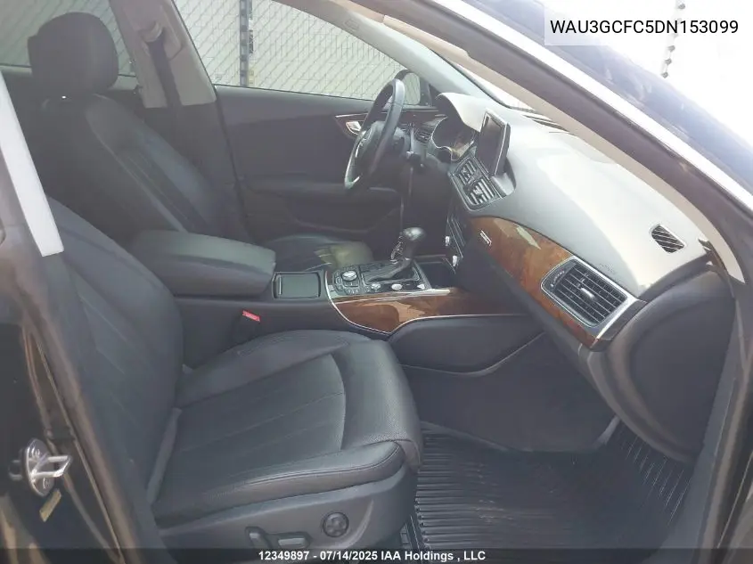 2013 Audi A7 3.0T Premium VIN: WAU3GCFC5DN153099 Lot: 12349897