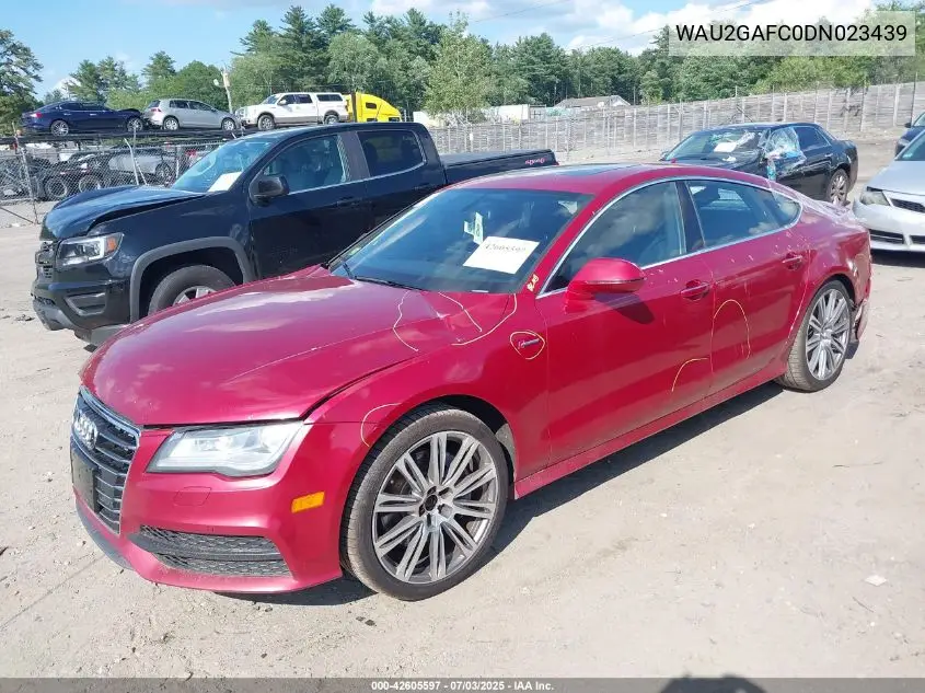 2013 Audi A7 3.0T Premium VIN: WAU2GAFC0DN023439 Lot: 42605597