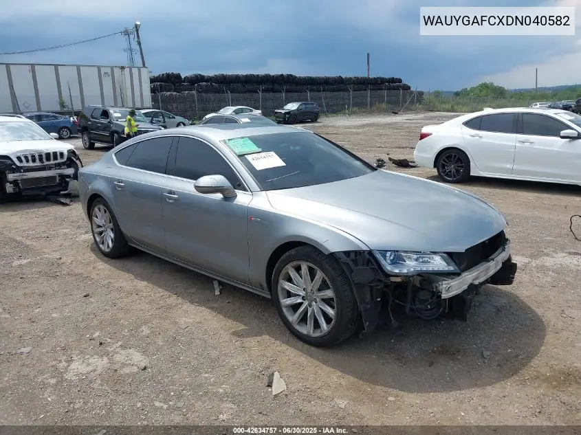 2013 Audi A7 3.0T Premium VIN: WAUYGAFCXDN040582 Lot: 42634757