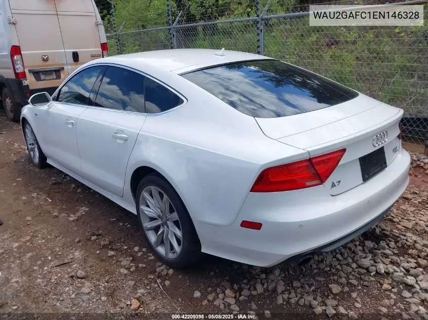 2014 Audi A7 3.0T Premium Plus VIN: WAU2GAFC1EN146328 Lot: 42209398