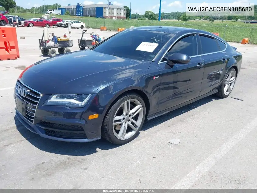 2014 Audi A7 3.0T Premium Plus VIN: WAU2GAFC8EN105680 Lot: 42526160