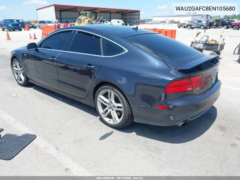 2014 Audi A7 3.0T Premium Plus VIN: WAU2GAFC8EN105680 Lot: 42526160