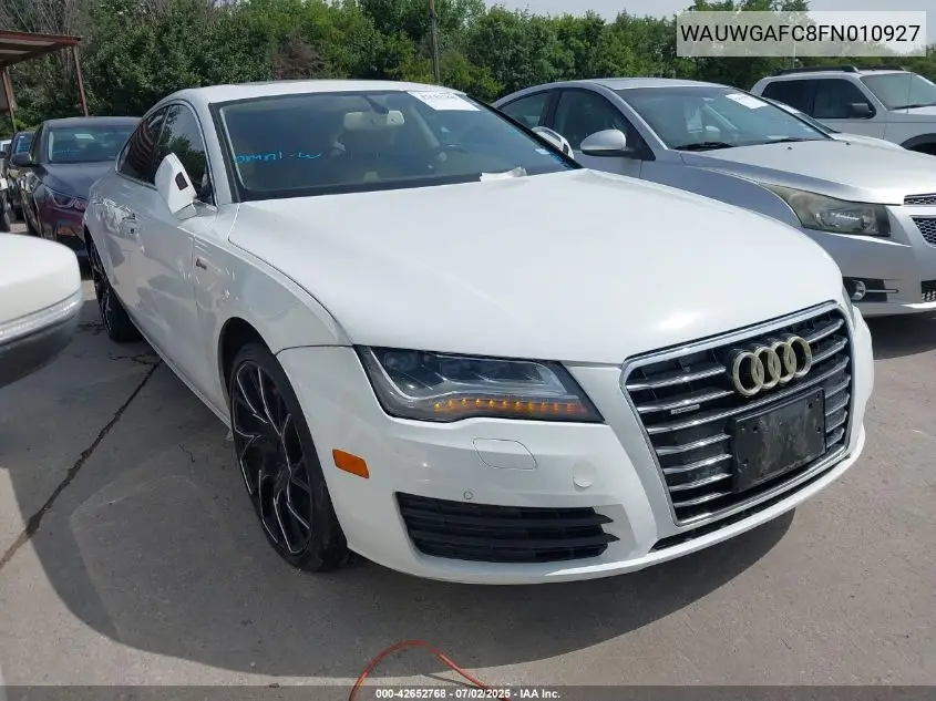 2015 Audi A7 3.0T Premium Plus VIN: WAUWGAFC8FN010927 Lot: 42652768