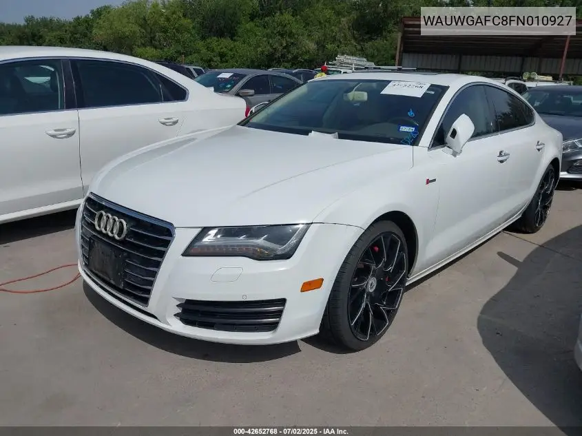 2015 Audi A7 3.0T Premium Plus VIN: WAUWGAFC8FN010927 Lot: 42652768