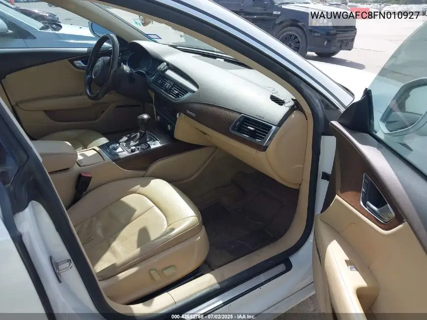 2015 Audi A7 3.0T Premium Plus VIN: WAUWGAFC8FN010927 Lot: 42652768