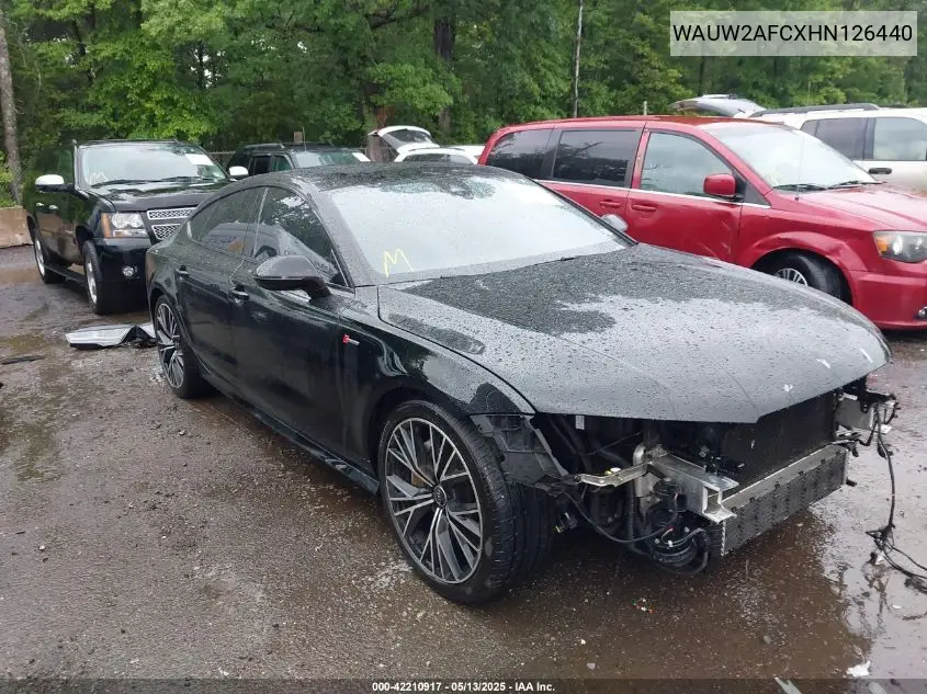 2017 Audi A7 3.0T Premium Plus VIN: WAUW2AFCXHN126440 Lot: 42210917