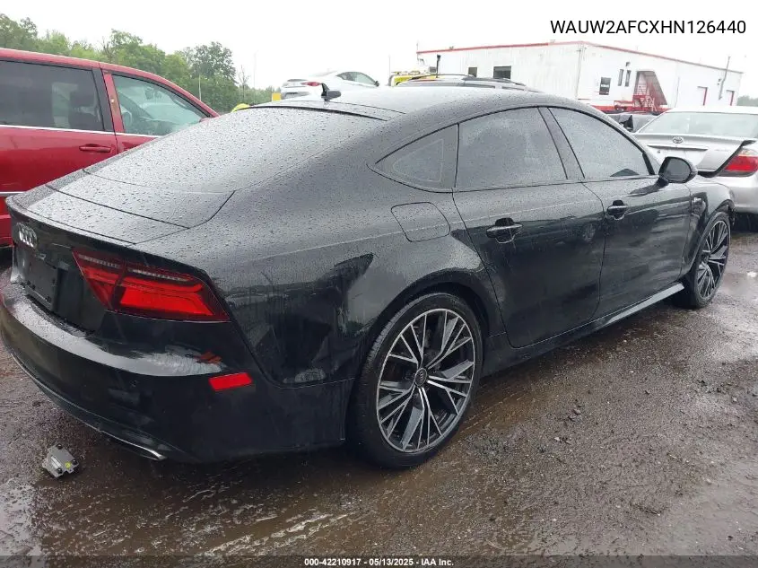 2017 Audi A7 3.0T Premium Plus VIN: WAUW2AFCXHN126440 Lot: 42210917