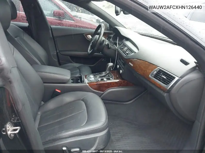 2017 Audi A7 3.0T Premium Plus VIN: WAUW2AFCXHN126440 Lot: 42210917