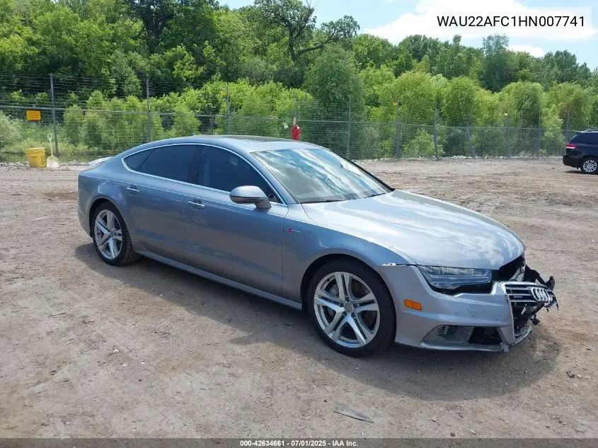 2017 Audi A7 3.0T Premium Plus VIN: WAU22AFC1HN007741 Lot: 42634661