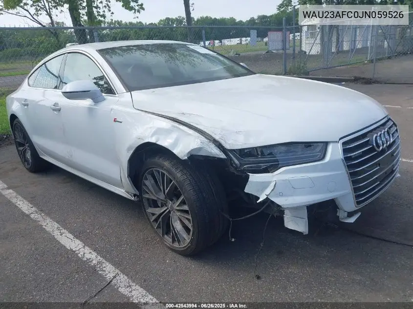 2018 Audi A7 3.0T Premium Plus VIN: WAU23AFC0JN059526 Lot: 42543994