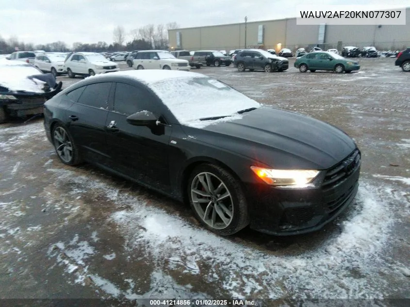 2019 Audi A7 55 Premium VIN: WAUV2AF20KN077307 Lot: 41214856