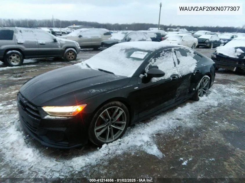 2019 Audi A7 55 Premium VIN: WAUV2AF20KN077307 Lot: 41214856