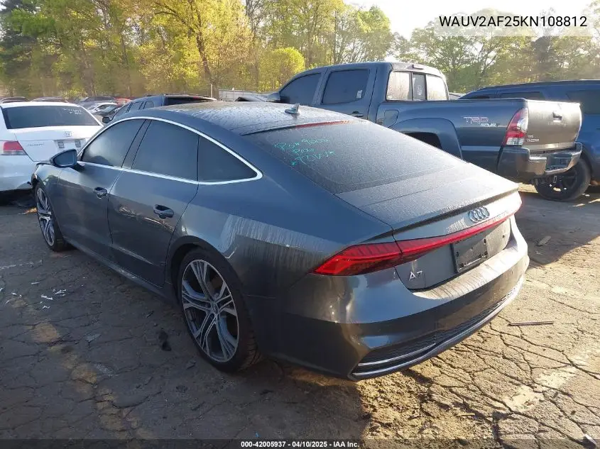 2019 Audi A7 55 Premium VIN: WAUV2AF25KN108812 Lot: 42005937