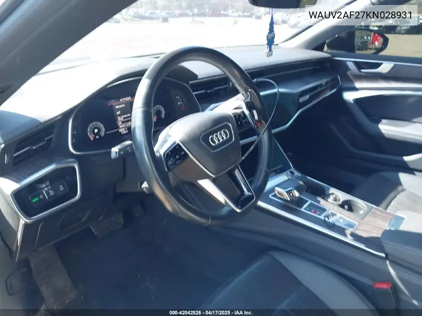 2019 Audi A7 55 Premium VIN: WAUV2AF27KN028931 Lot: 42042526