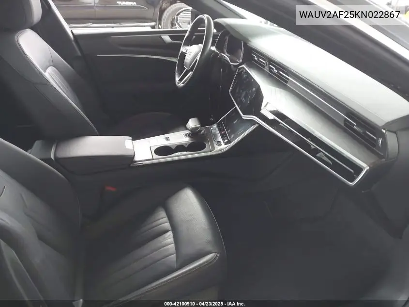 2019 Audi A7 55 Premium VIN: WAUV2AF25KN022867 Lot: 42100910