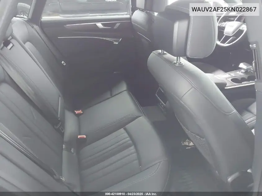 2019 Audi A7 55 Premium VIN: WAUV2AF25KN022867 Lot: 42100910
