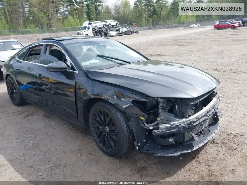 2019 Audi A7 55 Premium VIN: WAUS2AF2XKN028926 Lot: 42212557