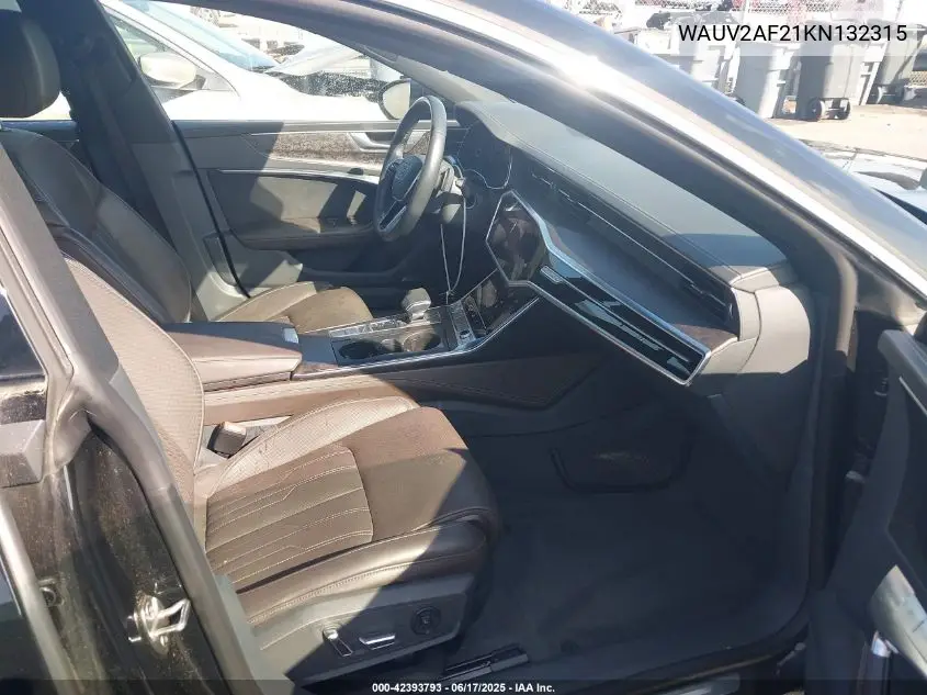 2019 Audi A7 55 Premium VIN: WAUV2AF21KN132315 Lot: 42393793