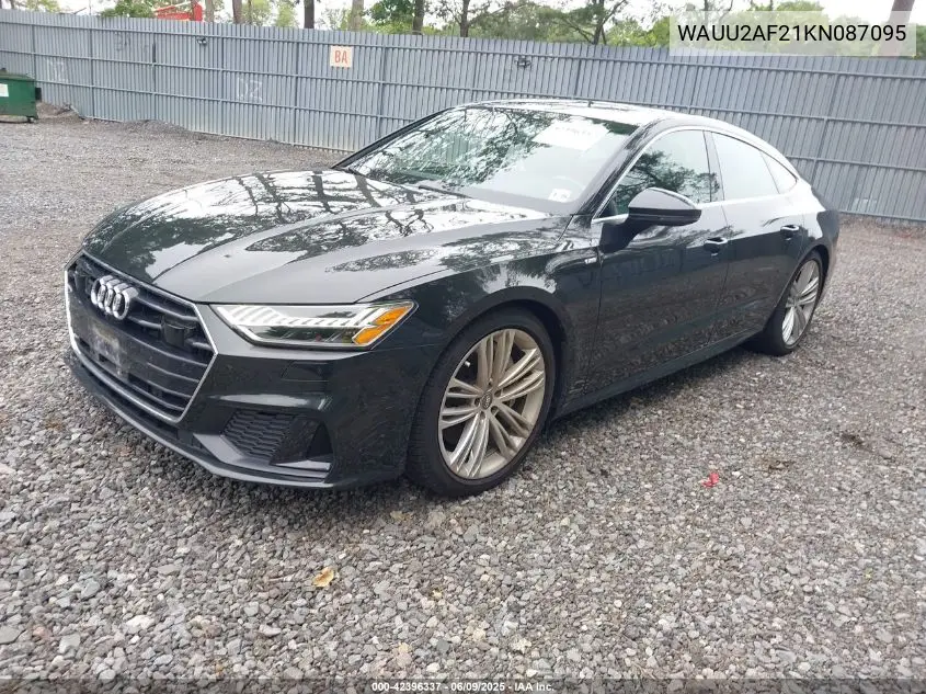2019 Audi A7 55 Premium VIN: WAUU2AF21KN087095 Lot: 42396337