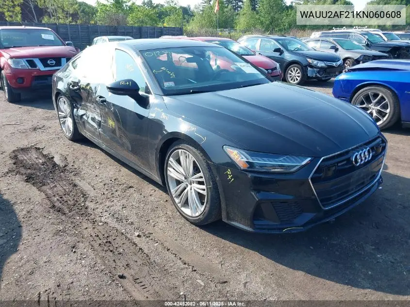 2019 Audi A7 55 Premium VIN: WAUU2AF21KN060608 Lot: 42452082