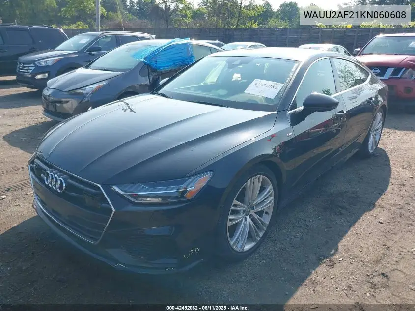 2019 Audi A7 55 Premium VIN: WAUU2AF21KN060608 Lot: 42452082
