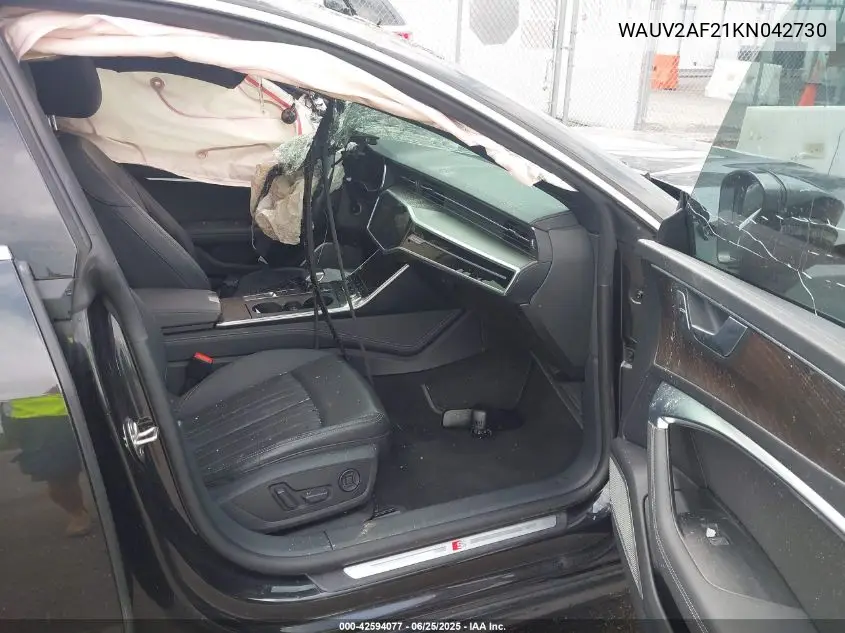 2019 Audi A7 55 Premium VIN: WAUV2AF21KN042730 Lot: 42594077