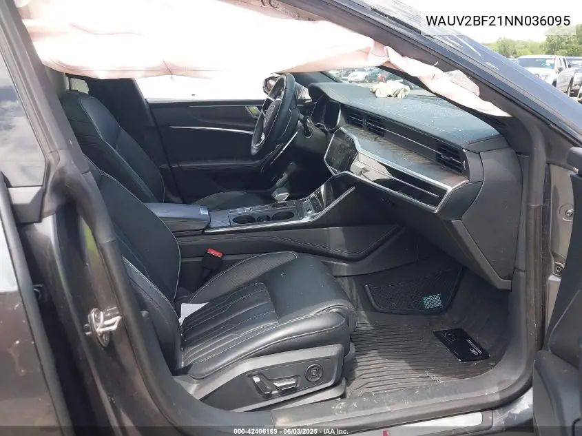 2022 Audi A7 Sportback Prestige 55 Tfsi Quattro S Tronic VIN: WAUV2BF21NN036095 Lot: 42406169