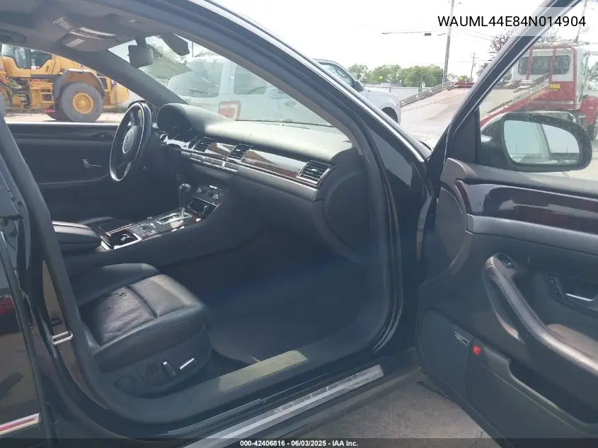 2004 Audi A8 L 4.2 VIN: WAUML44E84N014904 Lot: 42406816