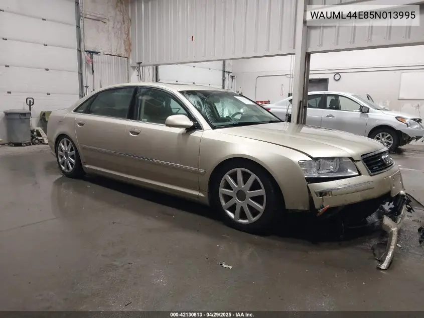2005 Audi A8 L 4.2 VIN: WAUML44E85N013995 Lot: 42130813