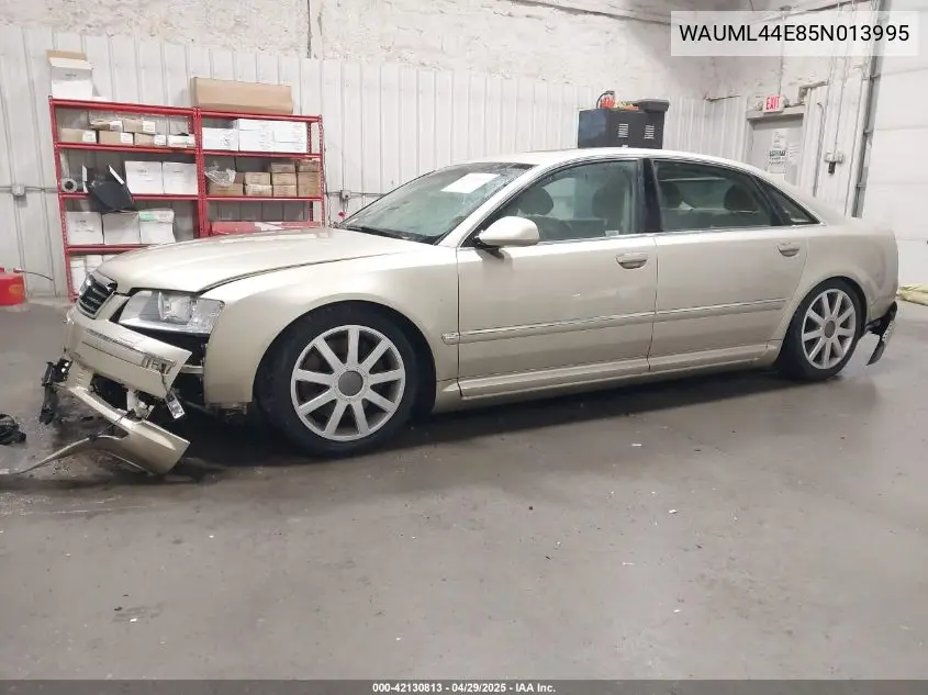 2005 Audi A8 L 4.2 VIN: WAUML44E85N013995 Lot: 42130813