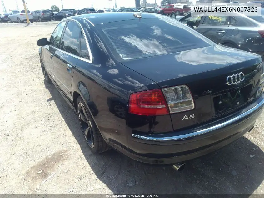 2006 Audi A8 4.2 Quattro VIN: WAULL44EX6N007323 Lot: 42634999