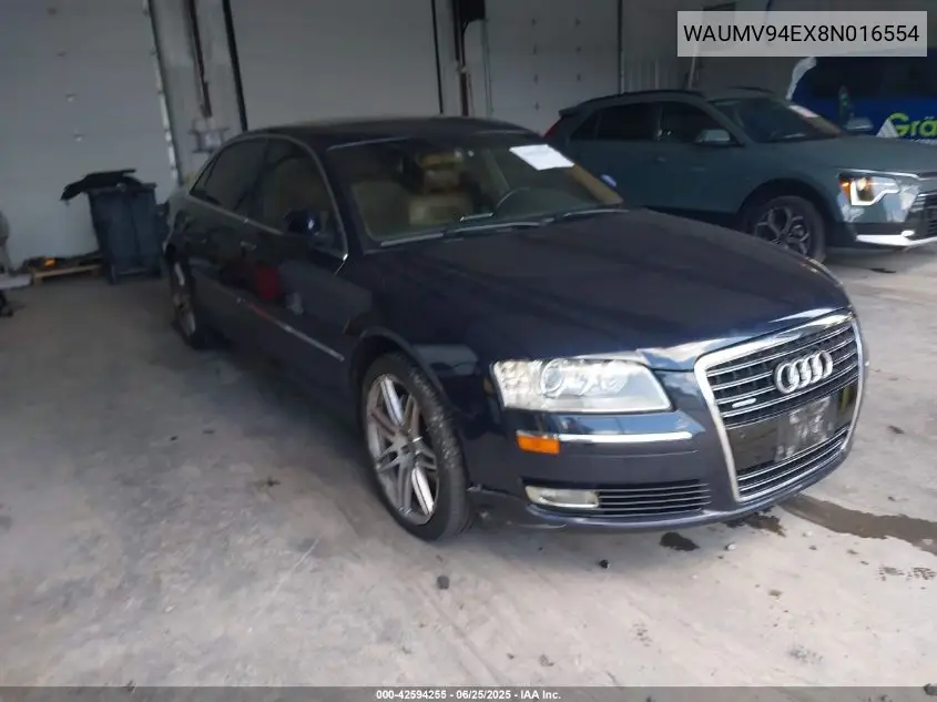 2008 Audi A8 L 4.2 VIN: WAUMV94EX8N016554 Lot: 42594255