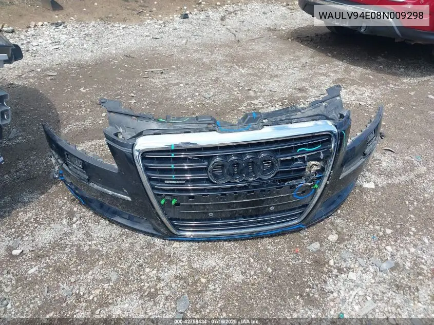 2008 Audi A8 4.2 VIN: WAULV94E08N009298 Lot: 42759434