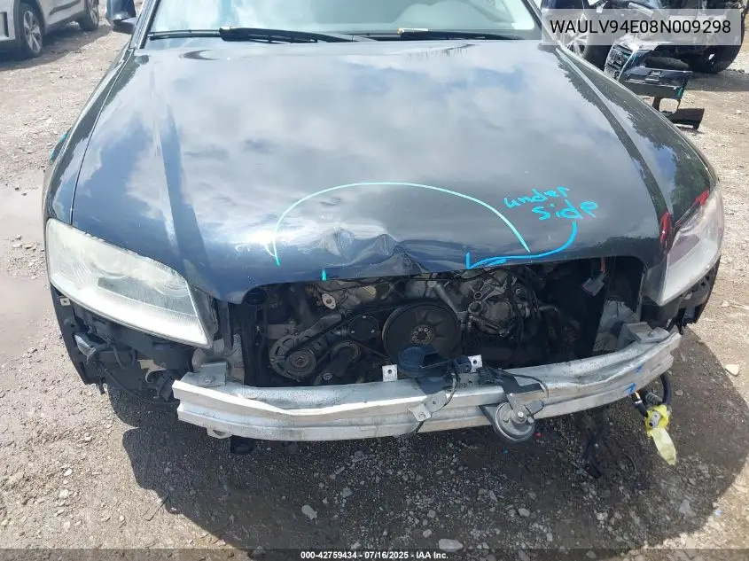 2008 Audi A8 4.2 VIN: WAULV94E08N009298 Lot: 42759434