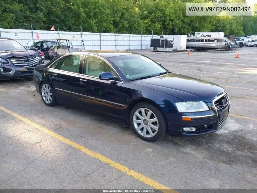 2009 Audi A8 4.2 VIN: WAULV94E79N002494 Lot: 42553169
