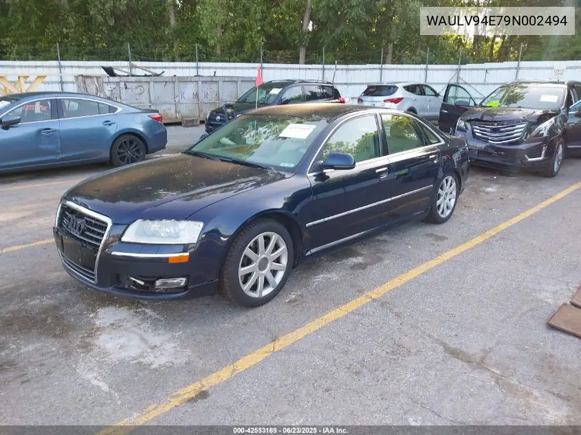 2009 Audi A8 4.2 VIN: WAULV94E79N002494 Lot: 42553169