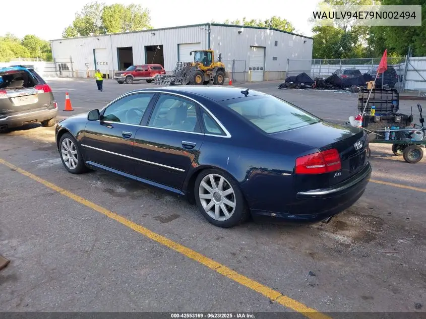 2009 Audi A8 4.2 VIN: WAULV94E79N002494 Lot: 42553169