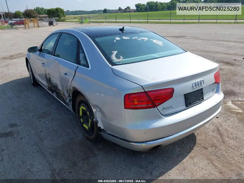 2012 Audi A8 L 4.2 VIN: WAURVAFD5CN025280 Lot: 42523202