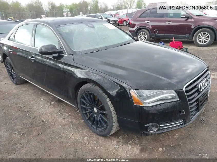 2013 Audi A8 L 4.0T VIN: WAUR2AFD5DN006805 Lot: 42137798