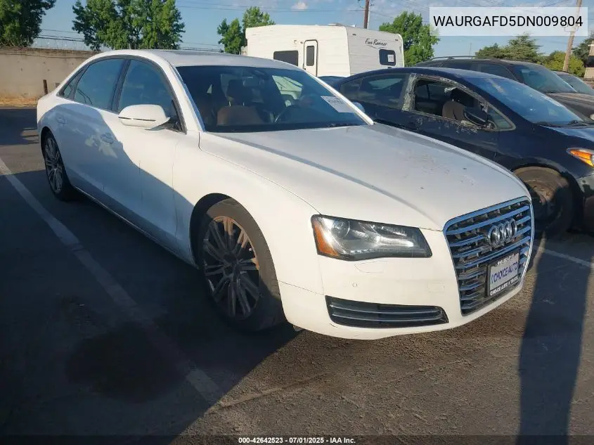 2013 Audi A8 L 3.0T VIN: WAURGAFD5DN009804 Lot: 42642523