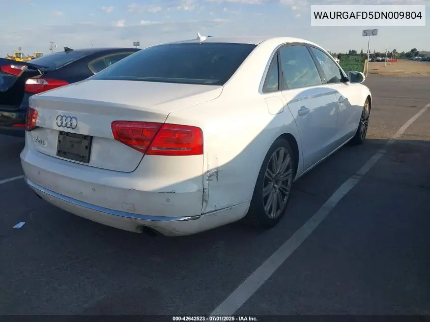 2013 Audi A8 L 3.0T VIN: WAURGAFD5DN009804 Lot: 42642523