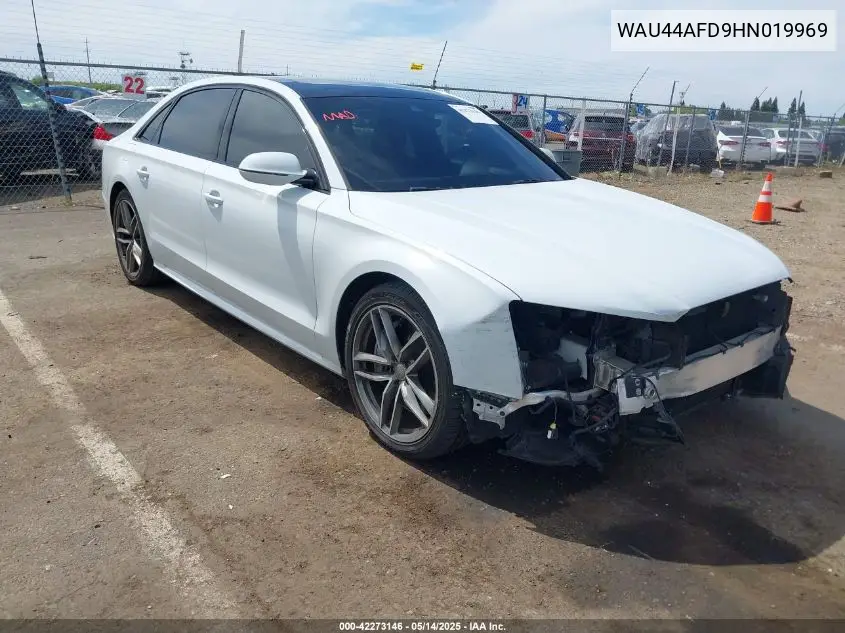 2017 Audi A8 L 3.0T VIN: WAU44AFD9HN019969 Lot: 42273146